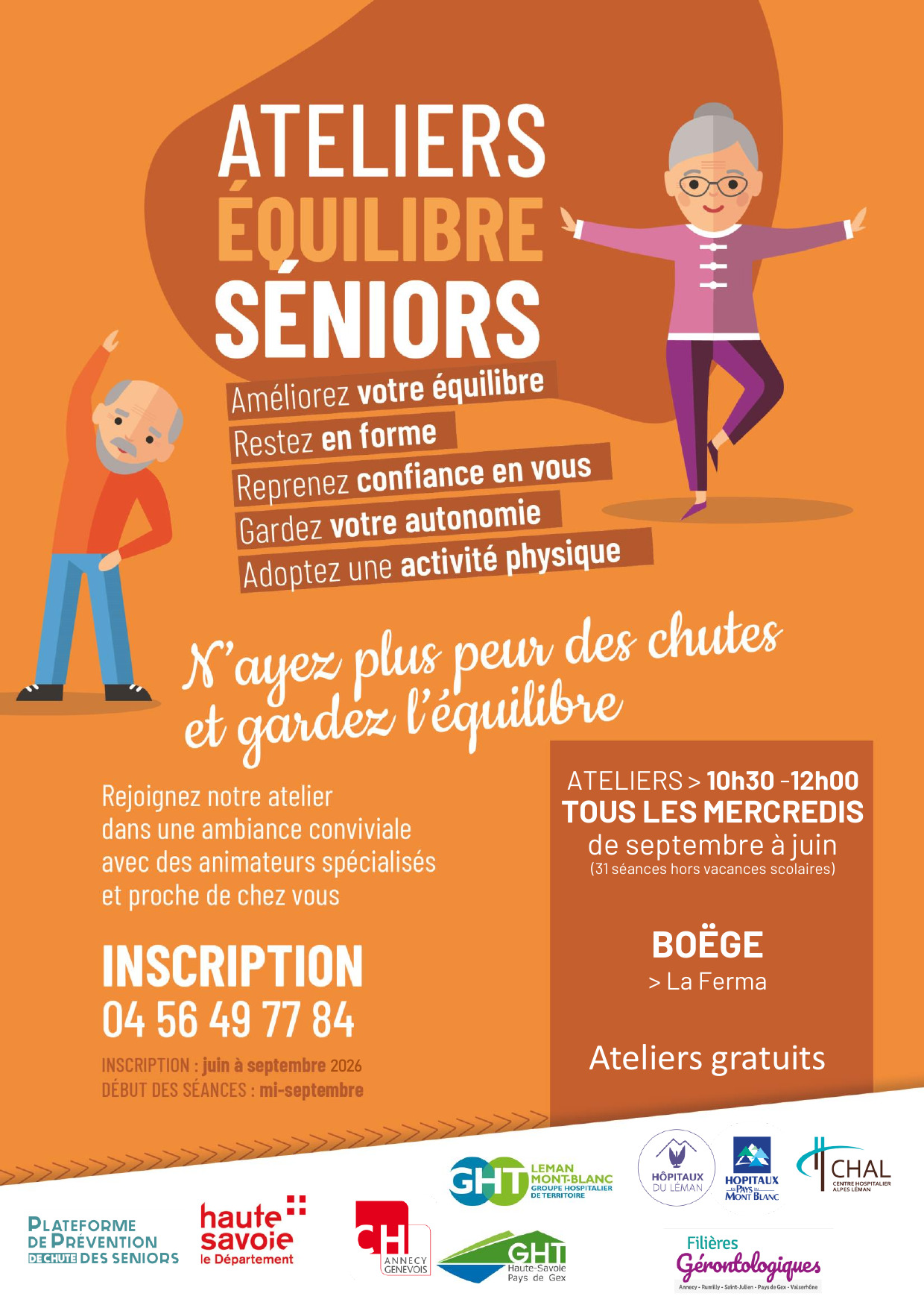 Ateliers Equilibre Séniors