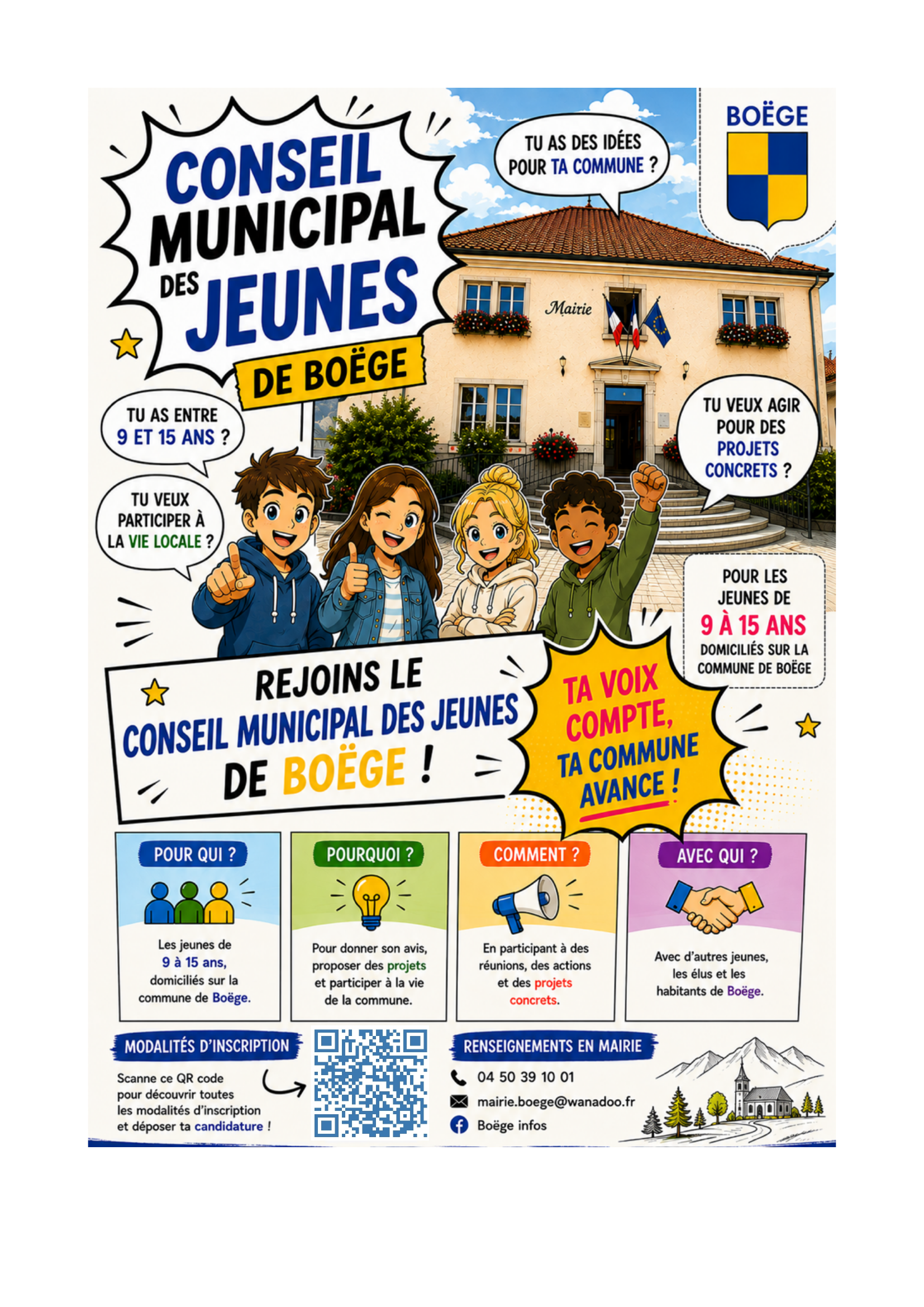 Conseil Municipal des Jeunes 2026 &mdash; Appel à candidatures