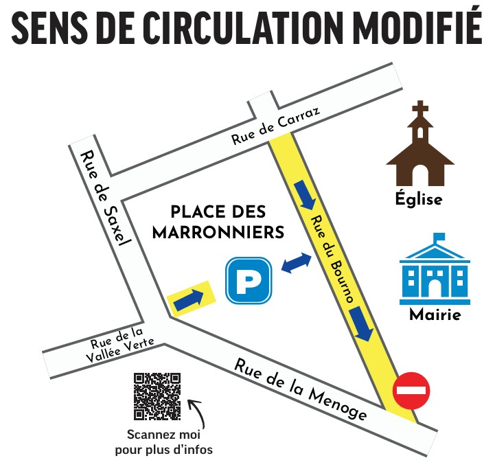 MODIFICATION DU PLAN DE CIRCULATION DE LA PLACE DES MARRONNIERS